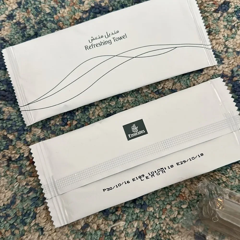 NEW Emirates Airlines Toiletries Bag with Doubles